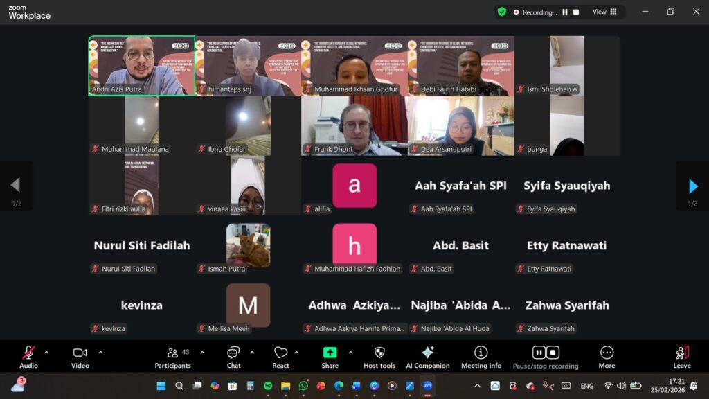 Webinar internasional.