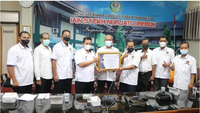 Bahas Kerjasama, IAIN Syekh Nurjati Cirebon menerima kunjungan PWI Kota Cirebon