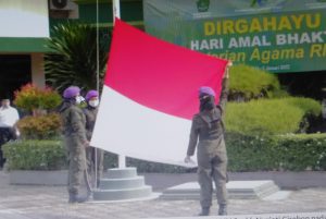 Upacara HAB Kemenag RI ke-76
